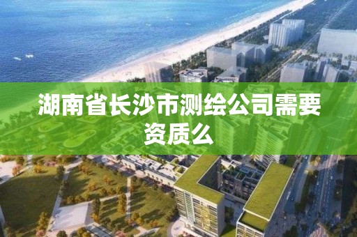 湖南省長沙市測繪公司需要資質么