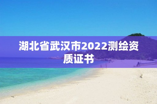 湖北省武漢市2022測繪資質證書