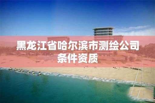 黑龍江省哈爾濱市測繪公司條件資質(zhì)