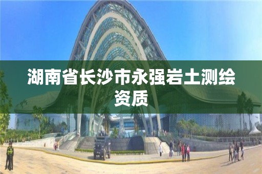 湖南省長沙市永強巖土測繪資質