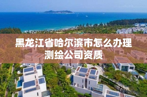 黑龍江省哈爾濱市怎么辦理測(cè)繪公司資質(zhì)