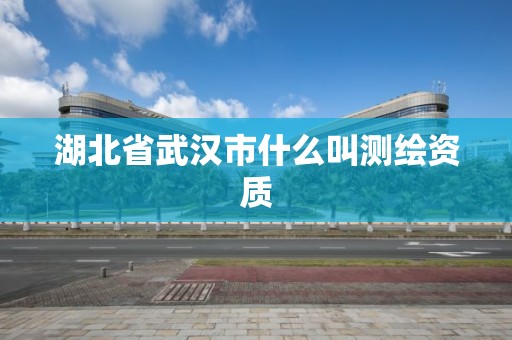 湖北省武漢市什么叫測繪資質