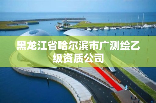 黑龍江省哈爾濱市廣測繪乙級資質公司