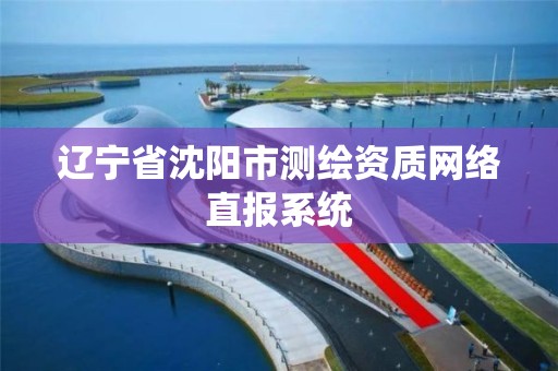 遼寧省沈陽市測繪資質網絡直報系統