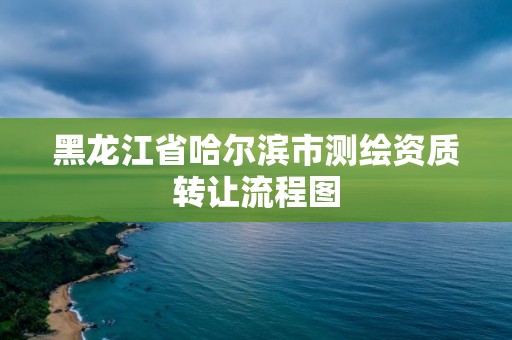 黑龍江省哈爾濱市測繪資質轉讓流程圖