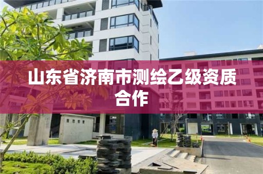 山東省濟(jì)南市測(cè)繪乙級(jí)資質(zhì)合作