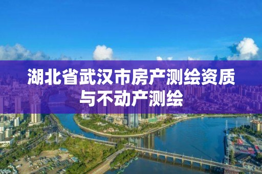 湖北省武漢市房產測繪資質與不動產測繪