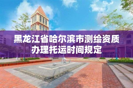 黑龍江省哈爾濱市測繪資質(zhì)辦理托運(yùn)時間規(guī)定