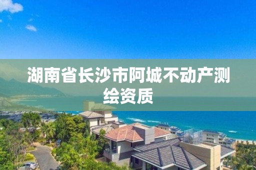 湖南省長沙市阿城不動產(chǎn)測繪資質(zhì)