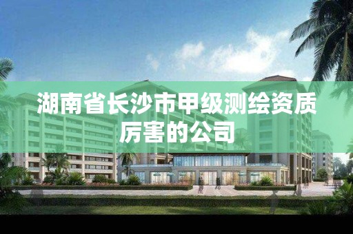 湖南省長沙市甲級測繪資質厲害的公司