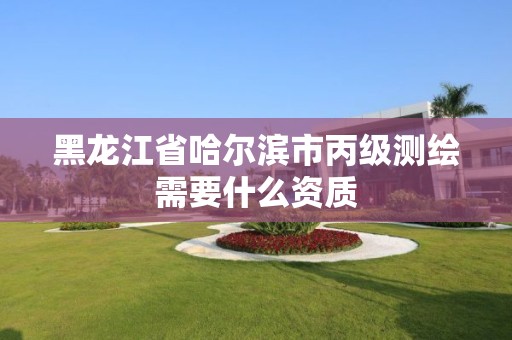 黑龍江省哈爾濱市丙級測繪需要什么資質(zhì)