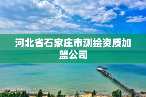 河北省石家莊市測繪資質(zhì)加盟公司