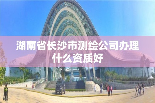 湖南省長沙市測繪公司辦理什么資質好