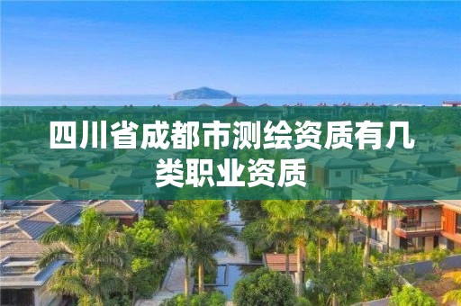 四川省成都市測繪資質有幾類職業資質