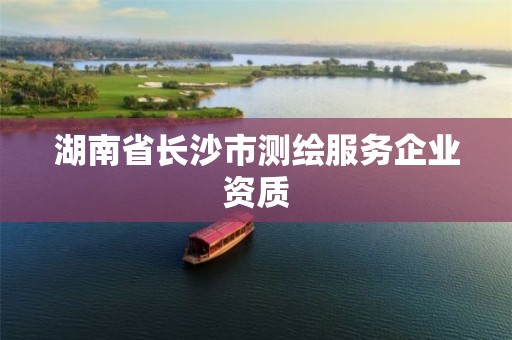 湖南省長(zhǎng)沙市測(cè)繪服務(wù)企業(yè)資質(zhì)