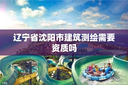 遼寧省沈陽市建筑測繪需要資質嗎