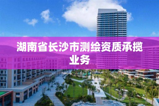 湖南省長沙市測繪資質(zhì)承攬業(yè)務(wù)