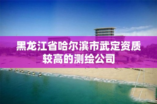 黑龍江省哈爾濱市武定資質(zhì)較高的測(cè)繪公司