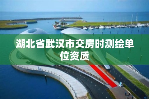 湖北省武漢市交房時測繪單位資質