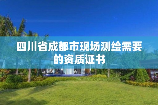 四川省成都市現場測繪需要的資質證書