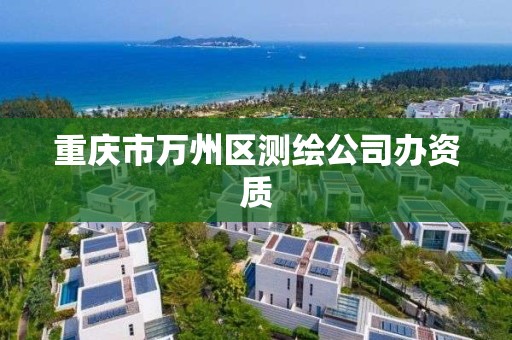 重慶市萬州區測繪公司辦資質