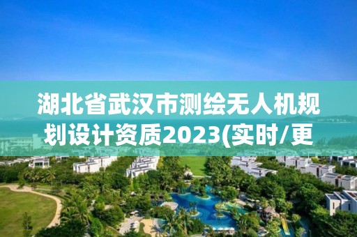 湖北省武漢市測繪無人機規劃設計資質2023(實時/更新中)