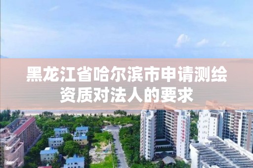 黑龍江省哈爾濱市申請測繪資質(zhì)對法人的要求