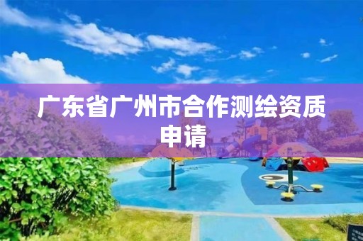 廣東省廣州市合作測繪資質申請