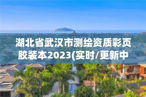 湖北省武漢市測(cè)繪資質(zhì)彩頁(yè)膠裝本2023(實(shí)時(shí)/更新中)