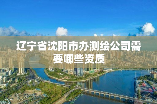 遼寧省沈陽市辦測繪公司需要哪些資質