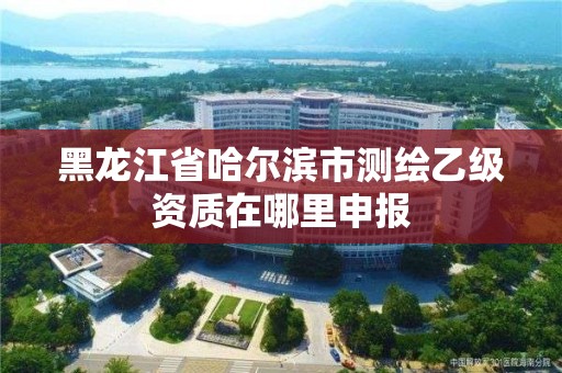 黑龍江省哈爾濱市測繪乙級資質在哪里申報