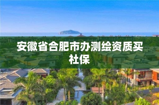 安徽省合肥市辦測(cè)繪資質(zhì)買社保