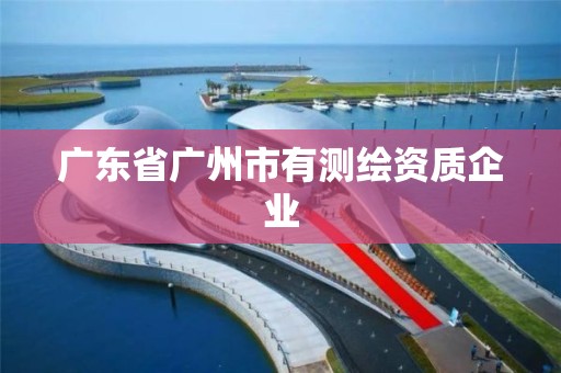 廣東省廣州市有測繪資質企業