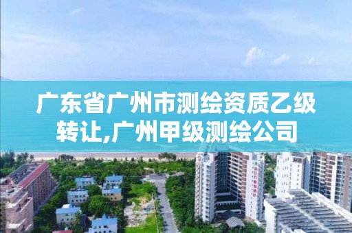 廣東省廣州市測繪資質乙級轉讓,廣州甲級測繪公司