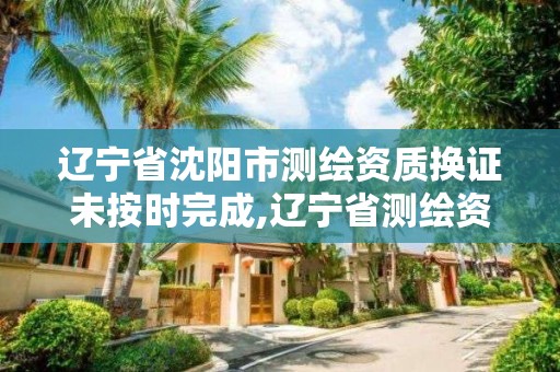 遼寧省沈陽市測繪資質換證未按時完成,遼寧省測繪資質延期