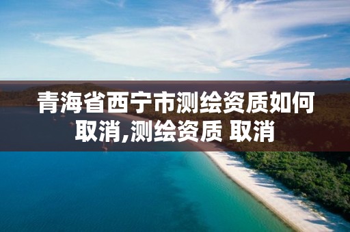 青海省西寧市測繪資質如何取消,測繪資質 取消