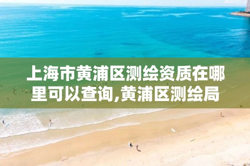 上海市黃浦區測繪資質在哪里可以查詢,黃浦區測繪局