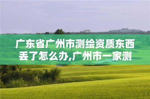 廣東省廣州市測繪資質(zhì)東西丟了怎么辦,廣州市一家測繪資質(zhì)單位。