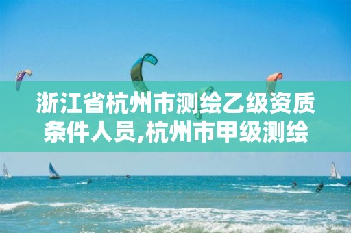 浙江省杭州市測繪乙級資質(zhì)條件人員,杭州市甲級測繪公司