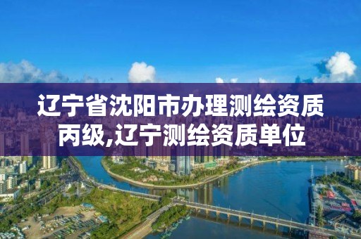 遼寧省沈陽市辦理測繪資質丙級,遼寧測繪資質單位