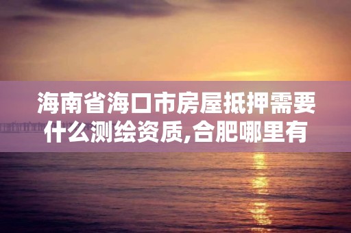 海南省海口市房屋抵押需要什么測繪資質(zhì),合肥哪里有圣羅蘭包包專柜。