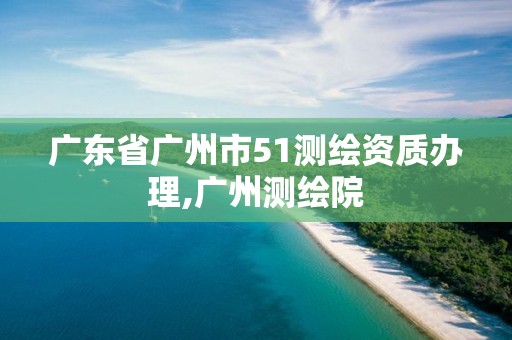 廣東省廣州市51測繪資質辦理,廣州測繪院