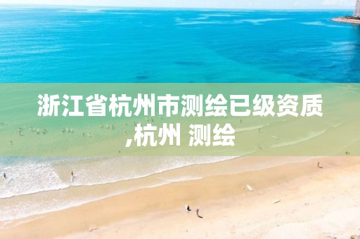 浙江省杭州市測繪已級資質,杭州 測繪