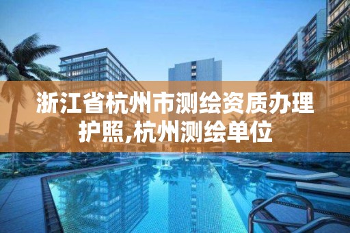 浙江省杭州市測繪資質辦理護照,杭州測繪單位