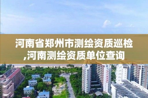 河南省鄭州市測繪資質(zhì)巡檢,河南測繪資質(zhì)單位查詢