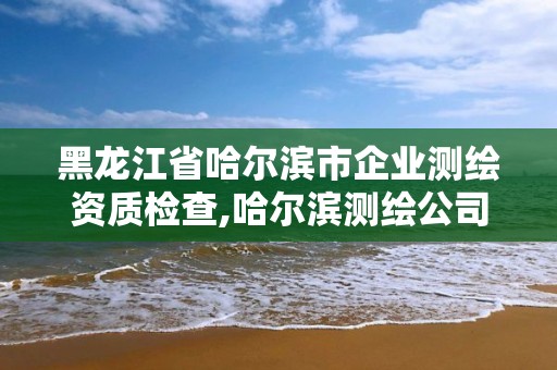 黑龍江省哈爾濱市企業測繪資質檢查,哈爾濱測繪公司有哪些