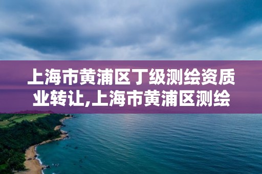 上海市黃浦區丁級測繪資質業轉讓,上海市黃浦區測繪中心