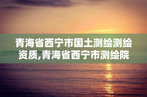 青海省西寧市國(guó)土測(cè)繪測(cè)繪資質(zhì),青海省西寧市測(cè)繪院