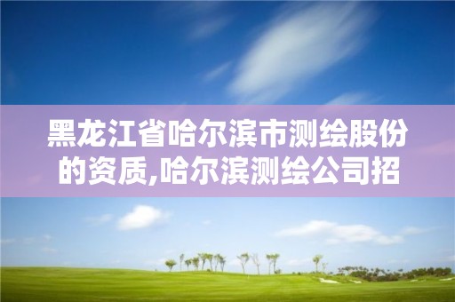 黑龍江省哈爾濱市測繪股份的資質,哈爾濱測繪公司招聘