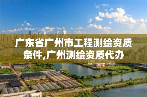 廣東省廣州市工程測繪資質條件,廣州測繪資質代辦